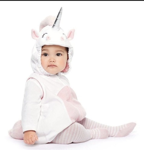 Costume unicorno rosa bianco - rosa,