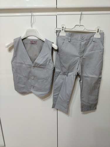 Completo bimbo neonato grigio